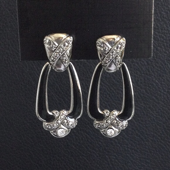 Vintage Avon Marcassite Earrings - Picture 1 of 5